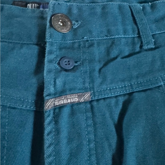 Marithe Francois Girbaud jeans teal blue Baggy loose straight Leg size 40 - Picture 3 of 11